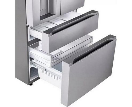 Réfrigérateur à portes françaises à 4 portes MAX™ de 29 pi³ avec Mini Craft Ice™ et tiroir Full-Convert™ LG - LF29S9730S