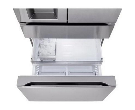 Réfrigérateur à portes françaises à 4 portes MAX™ de 29 pi³ avec Mini Craft Ice™ et tiroir Full-Convert™ LG - LF29S9730S