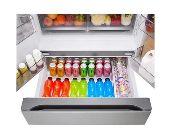Réfrigérateur à portes françaises à 4 portes MAX™ de 29 pi³ avec Mini Craft Ice™ et tiroir Full-Convert™ LG - LF29S9730S