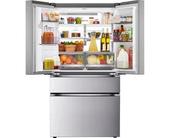 Réfrigérateur à portes françaises à 4 portes MAX™ de 29 pi³ avec Mini Craft Ice™ et tiroir Full-Convert™ LG - LF29S9730S