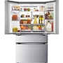 Réfrigérateur à portes françaises à 4 portes MAX™ de 29 pi³ avec Mini Craft Ice™ et tiroir Full-Convert™ LG - LF29S9730S