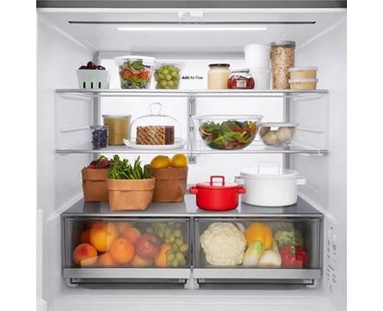 Réfrigérateur à portes françaises à 4 portes MAX™ de 29 pi³ avec Mini Craft Ice™ et tiroir Full-Convert™ LG - LF29S9730S