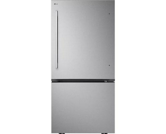 Réfrigérateur à congélateur inférieur autoportant de 33 po, 26 Pi cu.. avec machine à glaçons interne LG - LB26H2200S