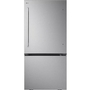 Réfrigérateur à congélateur inférieur autoportant de 33 po, 26 Pi cu.. avec machine à glaçons interne LG - LB26H2200S