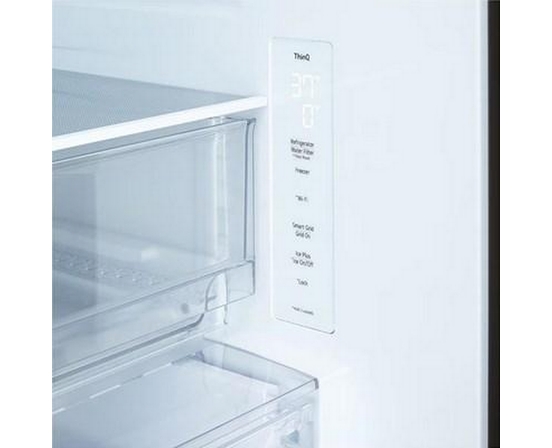 Réfrigérateur à congélateur inférieur autoportant de 33 po, 26 Pi cu.. avec machine à glaçons interne LG - LB26H2200S