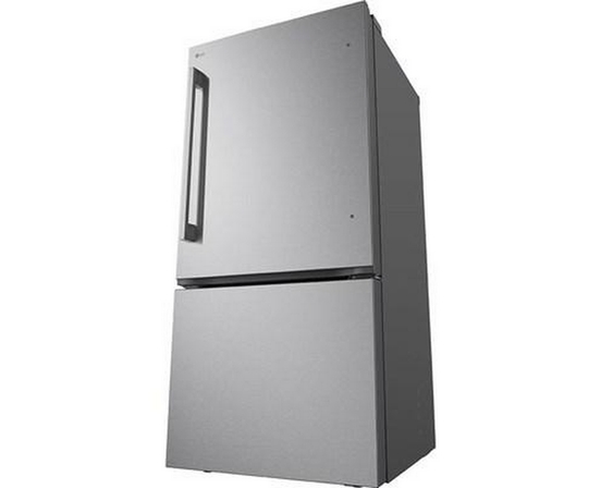 Réfrigérateur à congélateur inférieur autoportant de 33 po, 26 Pi cu.. avec machine à glaçons interne LG - LB26H2200S