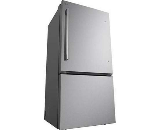Réfrigérateur à congélateur inférieur autoportant de 33 po, 26 Pi cu.. avec machine à glaçons interne LG - LB26H2200S