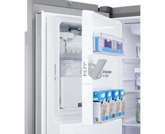 Réfrigérateur trois portes avec porte à deux battants de 36 po, 23,7 Pi cu.. avec distributeur d'eau et de glaçons LG - LF24WZP62S
