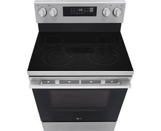 Cuisinière autoportante électrique de 30 po avec Wi-Fi LG - LREN6321VE