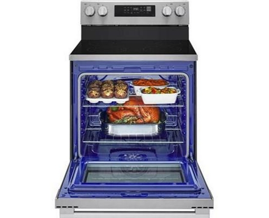 Cuisinière autoportante électrique de 30 po avec Wi-Fi LG - LREN6321VE