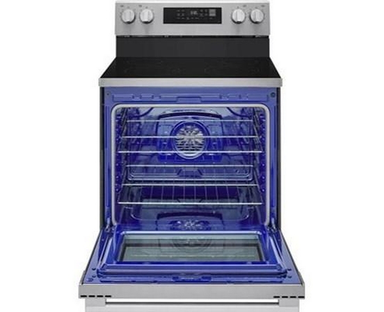Cuisinière autoportante électrique de 30 po avec Wi-Fi LG - LREN6321VE