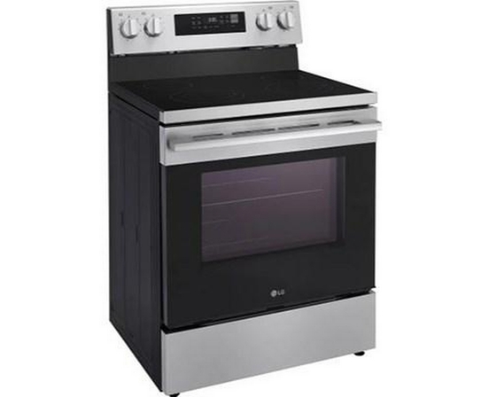 Cuisinière autoportante électrique de 30 po avec Wi-Fi LG - LREN6321VE