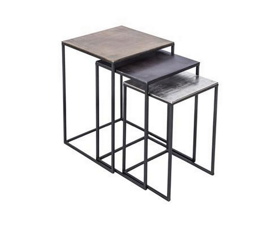 Tables gigognes Threefold de Renwil