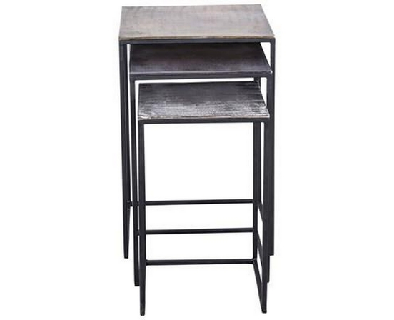 Tables gigognes Threefold de Renwil