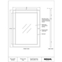 Miroir mural Gray de Renwil