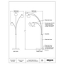 Lampe sur pied Dorset de Renwil