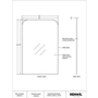 Miroir mural Jackline de Renwil