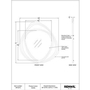 Miroir mural Goldie de Renwil