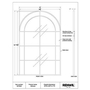 Miroir mural Atkinson de Renwil
