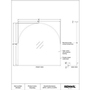 Miroir mural Wearstley de Renwil