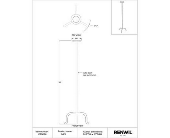 Décor pour la maison Porte-bougies de Renwil