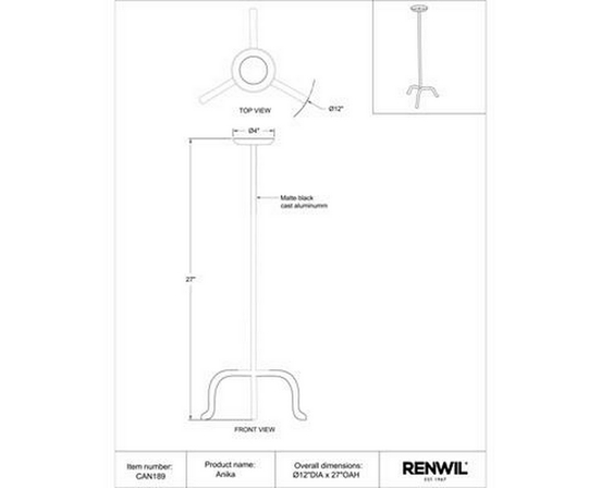 Décor pour la maison Porte-bougies de Renwil