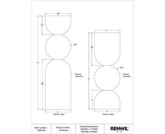 Décor pour la maison Porte-bougies de Renwil
