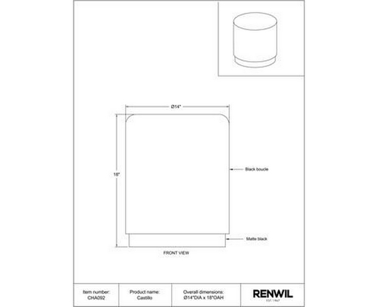 Décor pour la maison Tabourets de Renwil