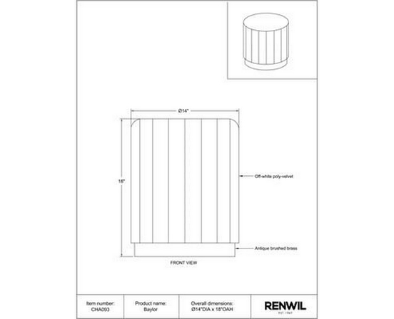 Décor pour la maison Tabourets de Renwil