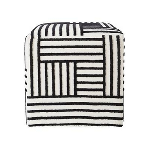 Pouf Monti en tissu de Renwil