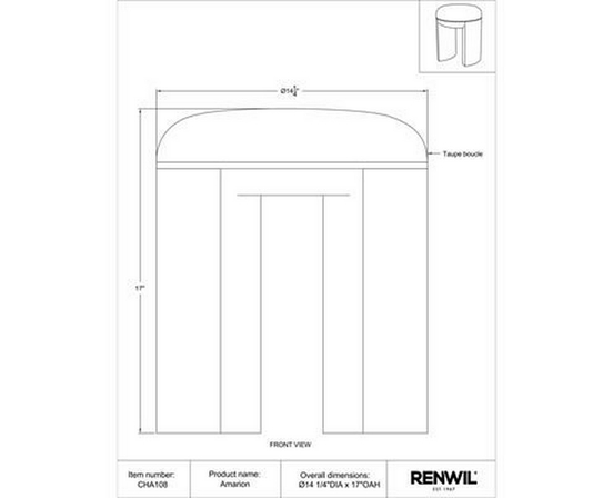 Décor pour la maison Tabourets de Renwil