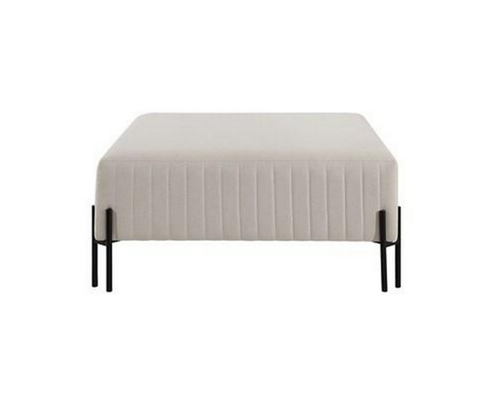 Pouf Fitzroy en tissu de Renwil