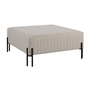 Pouf Fitzroy en tissu de Renwil
