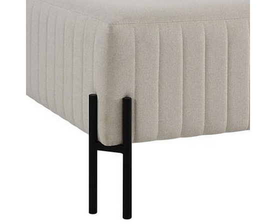 Pouf Fitzroy en tissu de Renwil