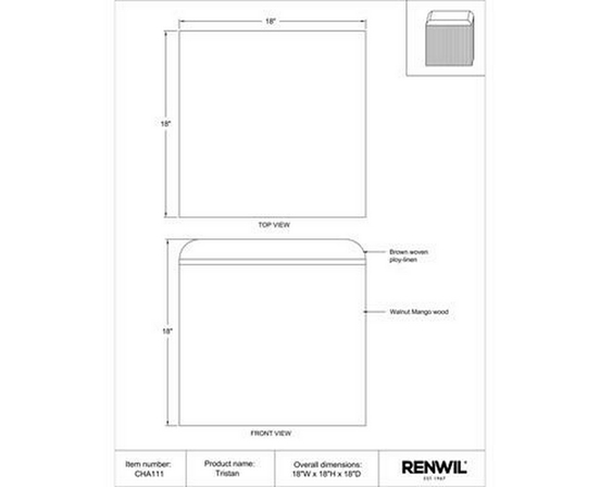 Décor pour la maison Tabourets de Renwil