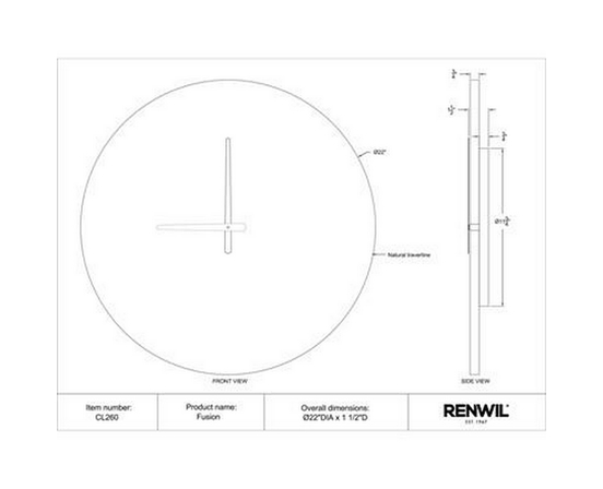 Décor pour la maison Horloges de Renwil