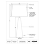 Lampe sur table Almeria de Renwil