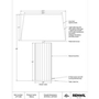 Lampe sur table Milena de Renwil