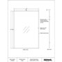 Miroir mural Cider de Renwil