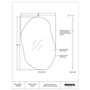 Miroir mural Javelin de Renwil