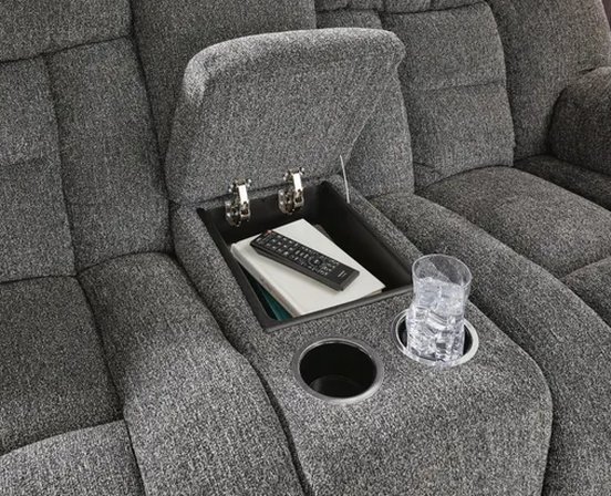 Causeuse inclinable en tissu