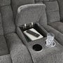 Causeuse inclinable en tissu