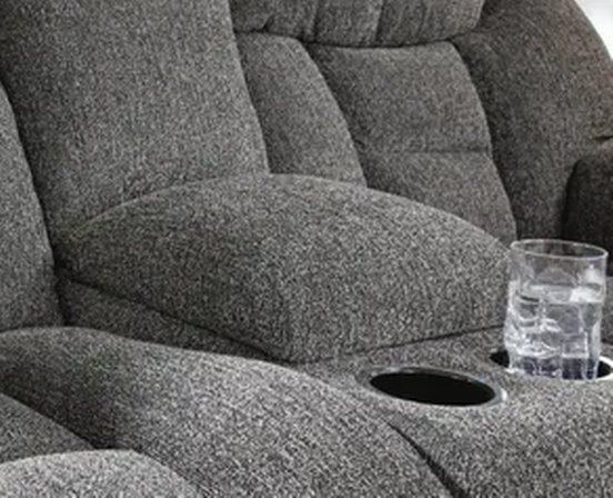 Causeuse inclinable en tissu
