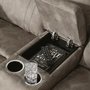 Causeuse inclinable en tissu