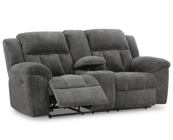 Causeuse inclinable en tissu