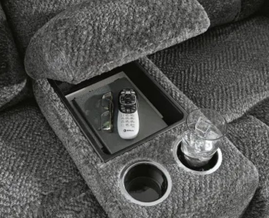 Causeuse inclinable en tissu