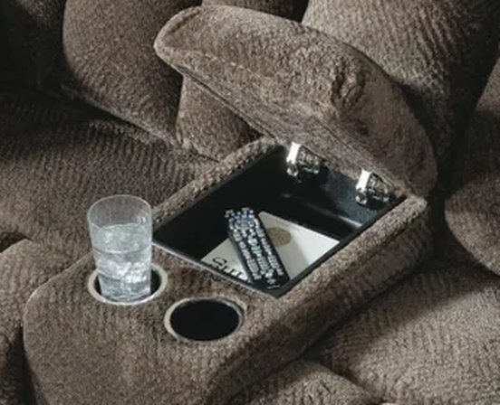 Causeuse inclinable en tissu