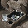 Causeuse inclinable en tissu