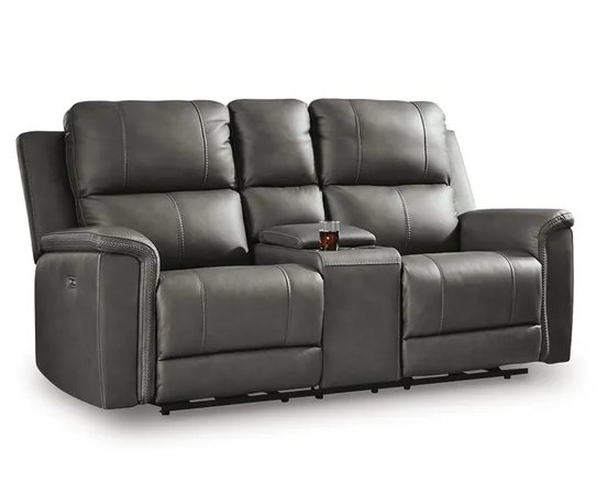 Causeuse inclinable en cuir combo