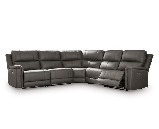 Sectionnel inclinable en cuir combo